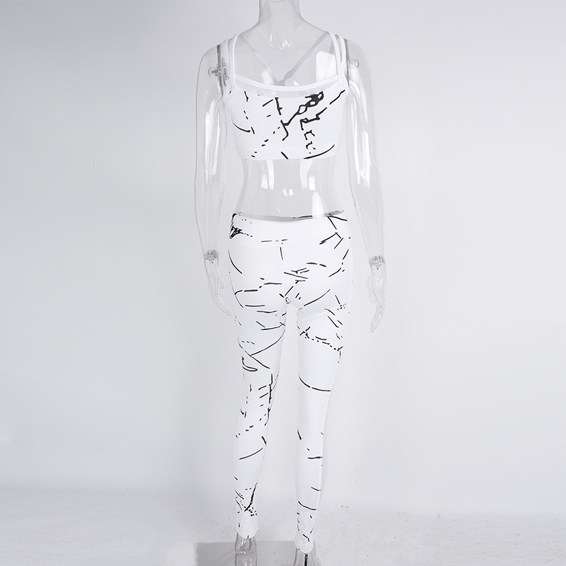 F2527 Women Yoga Set Fitness Seamless Bra Pants Leggings Set